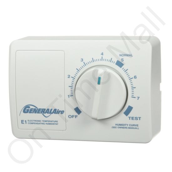General Aire E1 Temperature Compensating Humidistat