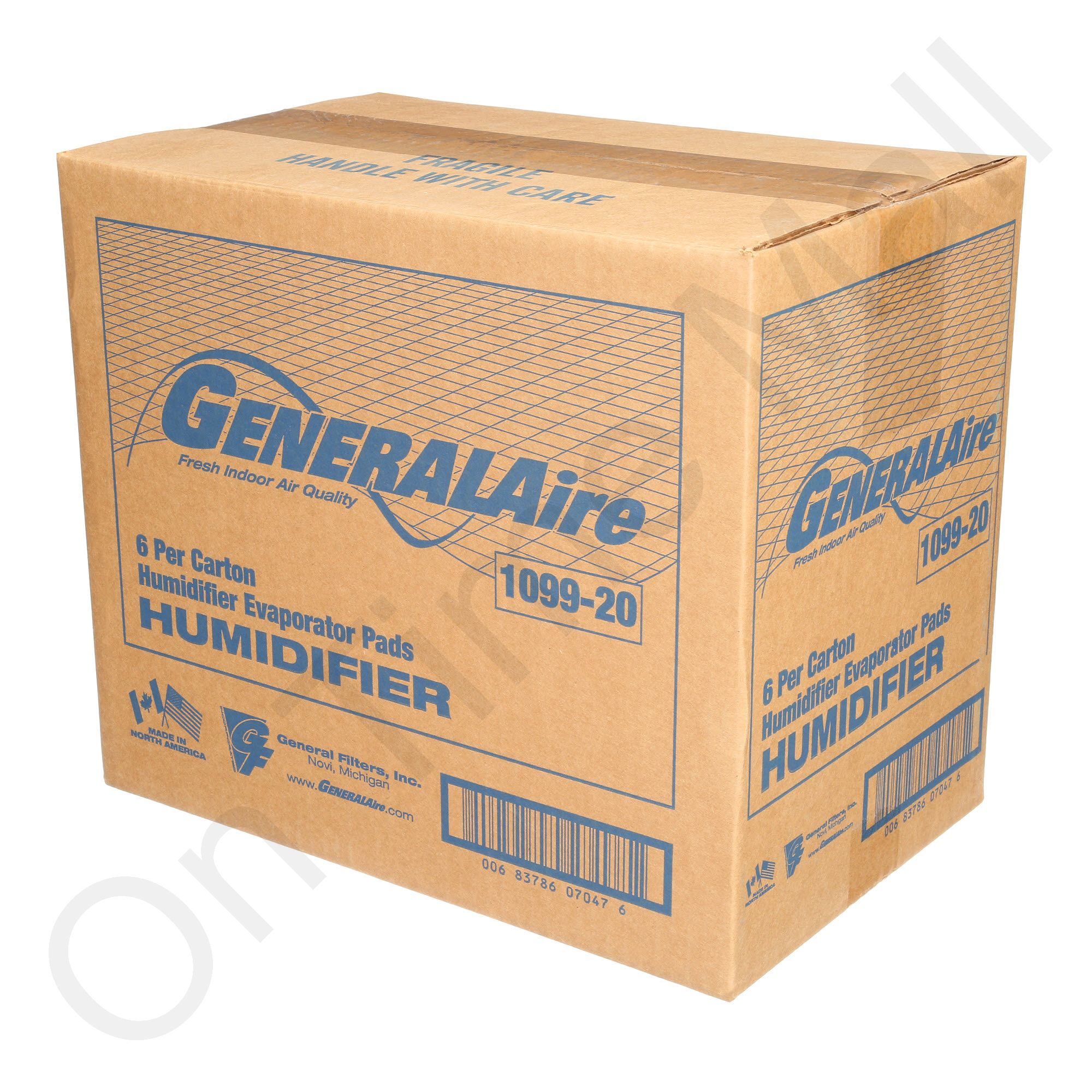 General Aire 1099-20 Evaporator Pad (6 Pack)
