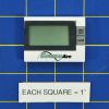 General Aire G98 Digital Temperature And Humidity Gage